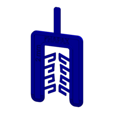 Reguleerimiskiil 2x40x55, sinine