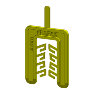 Reguleerimiskiil 4x40x55, kollane